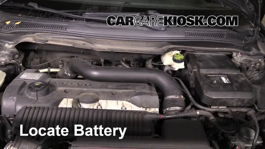 2008 Volvo C70 T5 2.5L 5 Cyl. Turbo Battery Replace